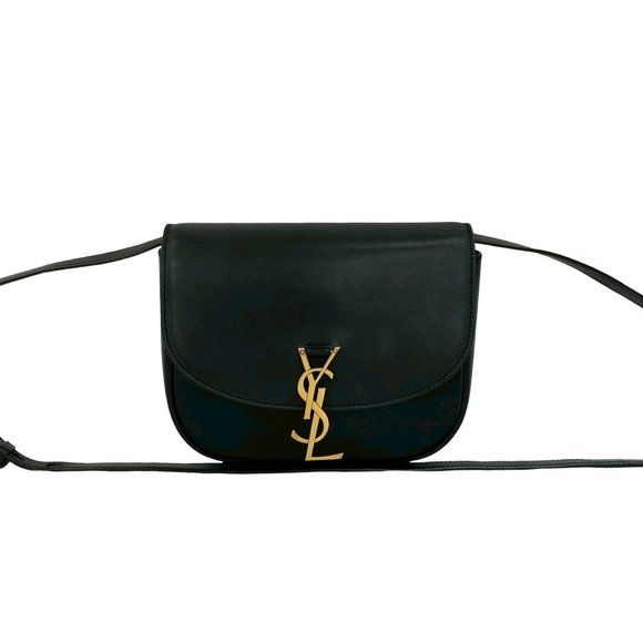 YVES SAINT LAURENT Black Leather Shoulder Bag - Picture 1 of 10